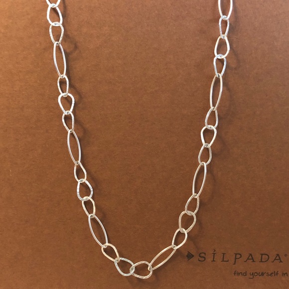 ❤️SOLD❤️ Silpada N2109 ‘IN THE LOOP’ Sterling Silver 31” long Necklace - Picture 10 of 16